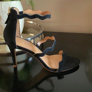 J. Crew suede heels